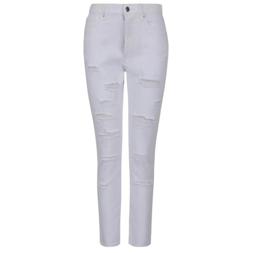 jeansy damskie armani exchange 3dyj51 y1hrz biały ze sklepu Royal Shop w kategorii Jeansy damskie - zdjęcie 171270824