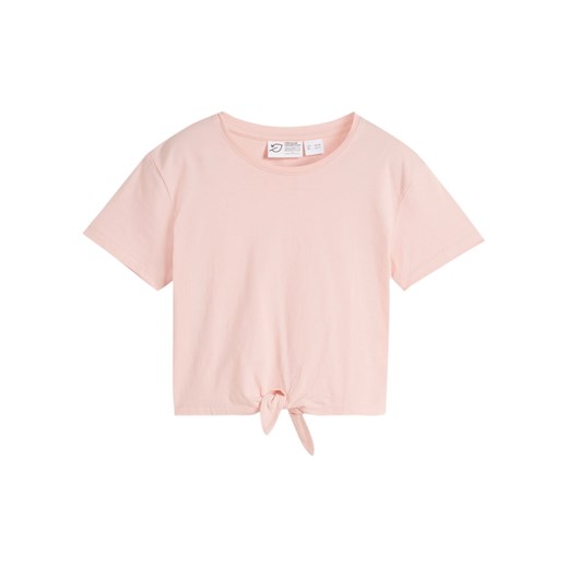 Shirt dziewczęcy z bawełny organicznej ze sklepu bonprix w kategorii Bluzki dziewczęce - zdjęcie 171271164