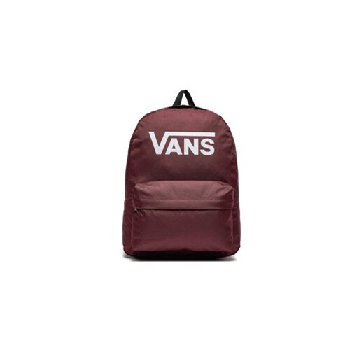 Vans Plecak Old Skool Print Backpack VN000H504QU1 Bordowy ze sklepu MODIVO w kategorii Plecaki - zdjęcie 171275290