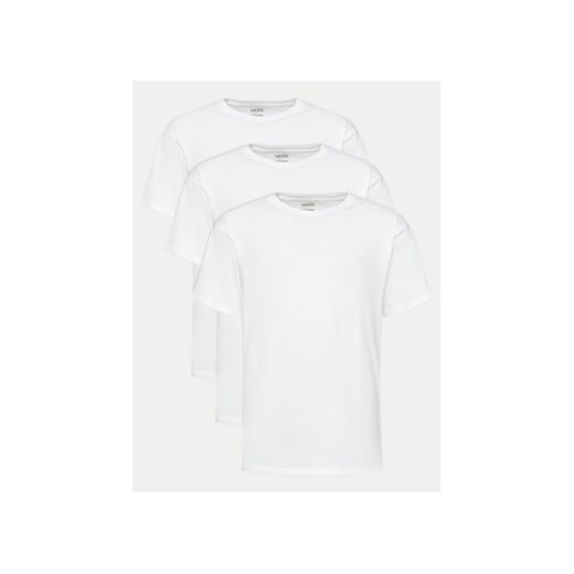 Vans Komplet 3 t-shirtów VN000KHD Biały Regular Fit ze sklepu MODIVO w kategorii T-shirty męskie - zdjęcie 171275361