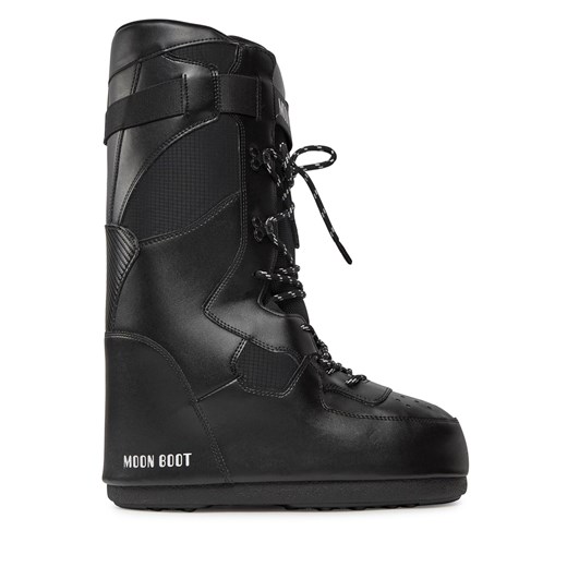 Śniegowce Moon Boot Sneaker High 14028300001 Black 001 ze sklepu eobuwie.pl w kategorii Śniegowce damskie - zdjęcie 171275954