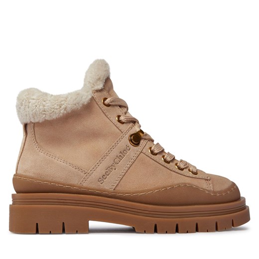 Botki See By Chloé SB41082A Natural 112 See By Chloé 38 wyprzedaż eobuwie.pl