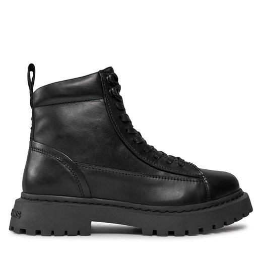 Trzewiki Tommy Jeans Tjm Lace Up Boot EM0EM01363 Black BDS ze sklepu eobuwie.pl w kategorii Buty zimowe męskie - zdjęcie 171276321