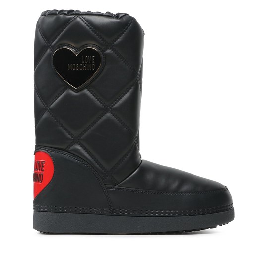 Śniegowce LOVE MOSCHINO JA24172G1HIT7000 Nero ze sklepu eobuwie.pl w kategorii Śniegowce damskie - zdjęcie 171276622