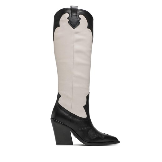 Kozaki Bronx High boots 14287-AG Black/Off White 2295 ze sklepu eobuwie.pl w kategorii Kozaki damskie - zdjęcie 171277132