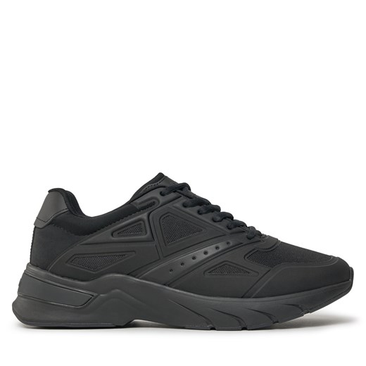 Sneakersy Calvin Klein Low Top Lace Up HM0HM01363 Czarny ze sklepu eobuwie.pl w kategorii Buty sportowe męskie - zdjęcie 171277493