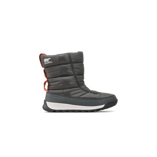 Sorel Śniegowce Youth Whitney™ II Puffy Mid Wp NY3873-054 Szary ze sklepu MODIVO w kategorii Buty zimowe dziecięce - zdjęcie 171278010