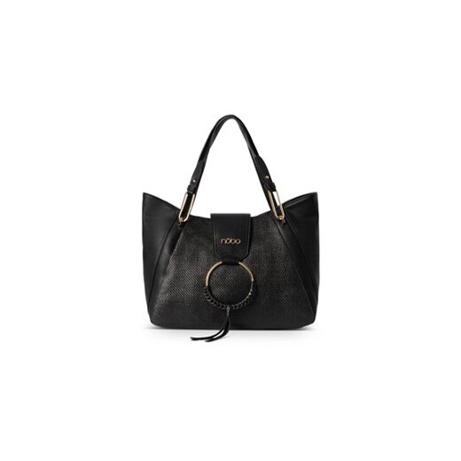Nobo Torebka BAGP840-K020 Czarny ze sklepu MODIVO w kategorii Torby Shopper bag - zdjęcie 171278072