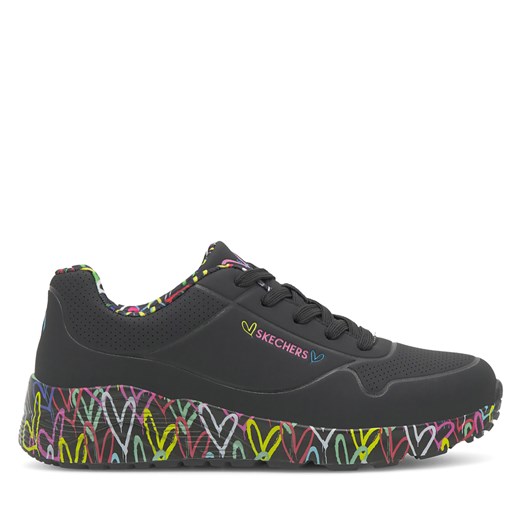 Sneakersy Skechers 314976L BKMT Black ze sklepu eobuwie.pl w kategorii Buty sportowe dziecięce - zdjęcie 171281021