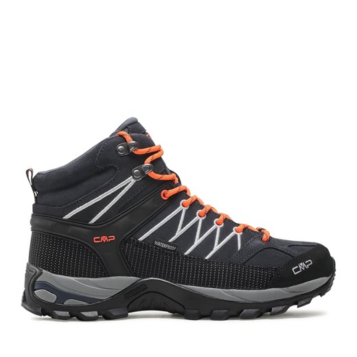 Trekkingi CMP Rigel Mid Trekking Shoe Wp 3Q12947 Antracite/Flash Orange 56UE ze sklepu eobuwie.pl w kategorii Buty trekkingowe męskie - zdjęcie 171281272