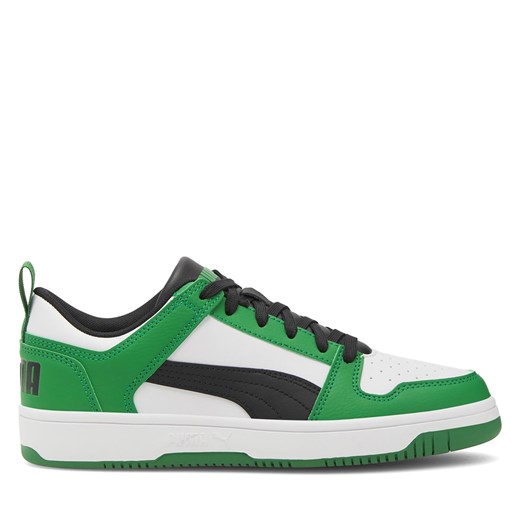 Sneakersy Puma REBOUND LAYUP LO SL JR 370490 24 Zielony ze sklepu eobuwie.pl w kategorii Buty sportowe dziecięce - zdjęcie 171281321