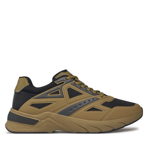 Sneakersy Calvin Klein Low Top Lace Up HM0HM01363 Delta Green/Magnet/Black 0H9 Calvin Klein 46 okazja eobuwie.pl
