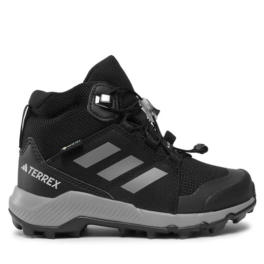 Trekkingi adidas Terrex Mid GORE-TEX Hiking Shoes IF7522 Czarny ze sklepu eobuwie.pl w kategorii Buty trekkingowe dziecięce - zdjęcie 171281953