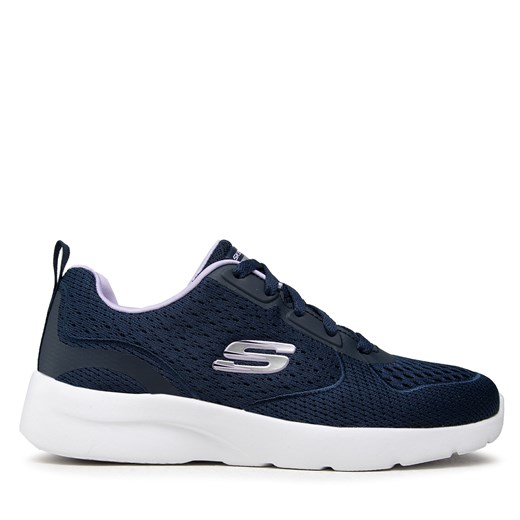 Sneakersy Skechers Dynamight 2.0 149544/NVLV Granatowy ze sklepu eobuwie.pl w kategorii Buty sportowe damskie - zdjęcie 171283031