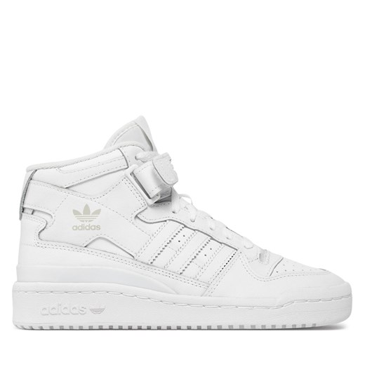 Sneakersy adidas Forum Mid J FZ2086 Biały ze sklepu eobuwie.pl w kategorii Buty sportowe dziecięce - zdjęcie 171283374