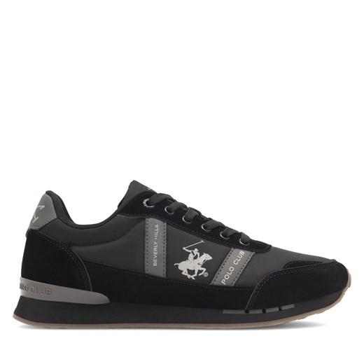 Sneakersy Beverly Hills Polo Club AMICI-01 Black ze sklepu eobuwie.pl w kategorii Buty sportowe męskie - zdjęcie 171283641