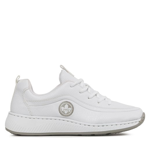 Sneakersy Rieker N5504-80 Biały ze sklepu eobuwie.pl w kategorii Buty sportowe damskie - zdjęcie 171284253