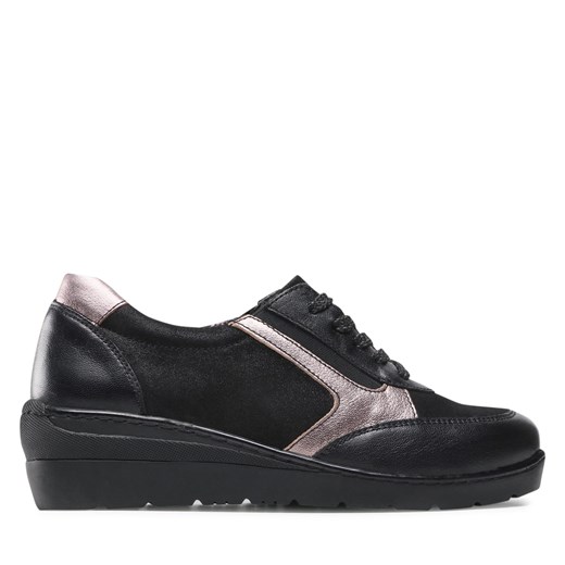 Sneakersy Go Soft WI23-WARUNA-07 Black ze sklepu eobuwie.pl w kategorii Półbuty damskie - zdjęcie 171284572