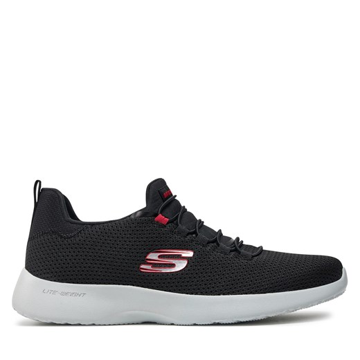Sneakersy Skechers Dynamight 58360/BKRD Czarny ze sklepu eobuwie.pl w kategorii Buty sportowe męskie - zdjęcie 171284620