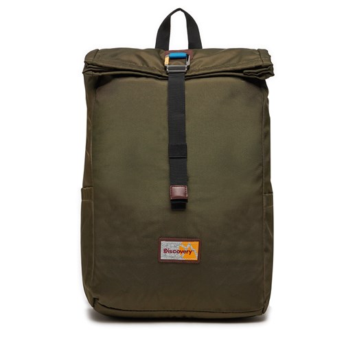 Plecak Discovery Roll Top Backpack D00722.11 Khaki ze sklepu eobuwie.pl w kategorii Plecaki - zdjęcie 171285402
