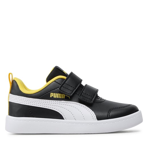 Sneakersy Puma Courtflex V2 V Ps 371543 27 Puma Black/White/Pele Yellow Puma 27.5 eobuwie.pl