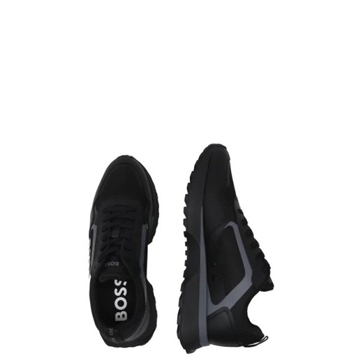 BOSS HUGO buty sportowe męskie sznurowane czarne jesienne z tworzywa sztucznego 