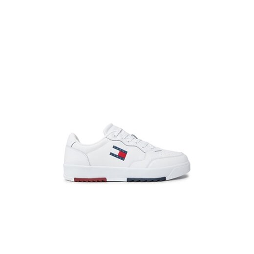 Tommy Jeans Sneakersy Retro Ess EM0EM01397 Biały ze sklepu MODIVO w kategorii Buty sportowe męskie - zdjęcie 171291031