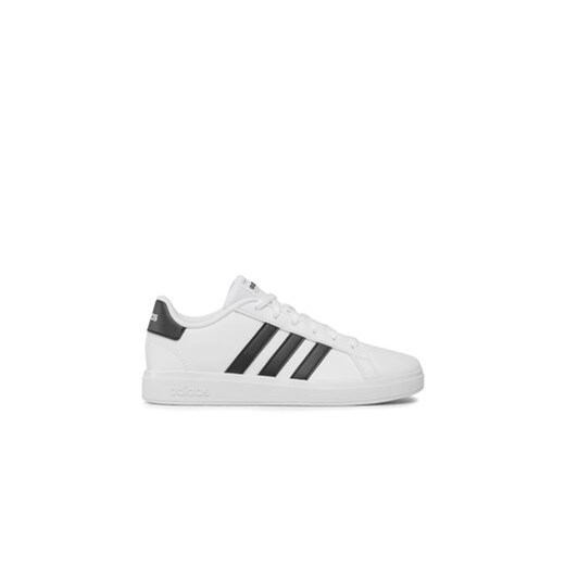 adidas Sneakersy Grand Court Lifestyle Tennis Lace-Up Shoes GW6511 Biały ze sklepu MODIVO w kategorii Trampki dziecięce - zdjęcie 171291671