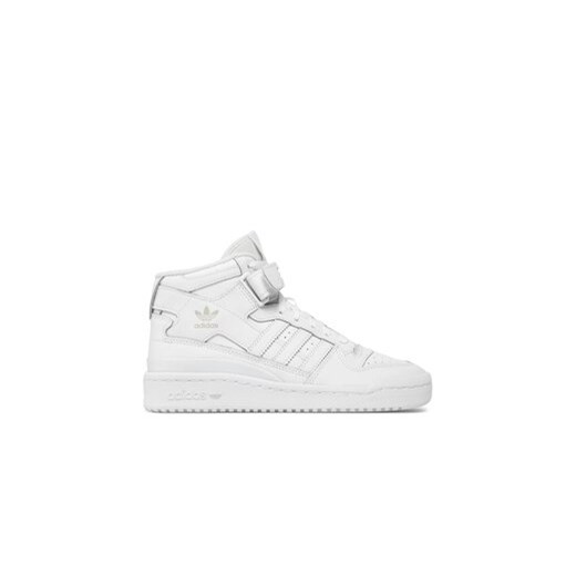 adidas Sneakersy Forum Mid J FZ2086 Biały ze sklepu MODIVO w kategorii Buty sportowe dziecięce - zdjęcie 171291954