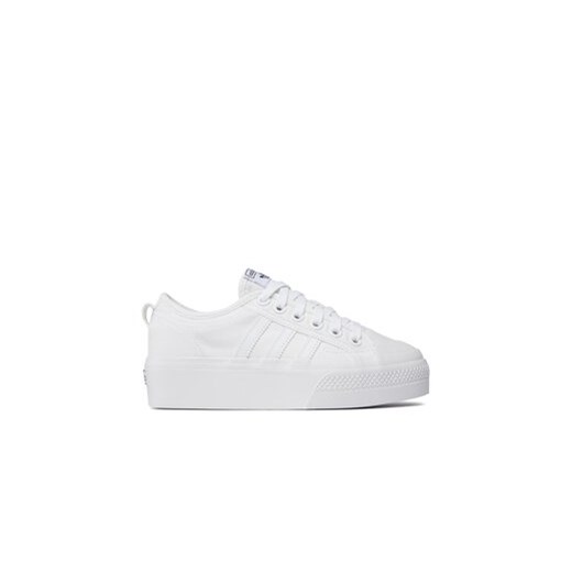 adidas Buty Nizza Platform W FV5322 Biały ze sklepu MODIVO w kategorii Trampki damskie - zdjęcie 171292891