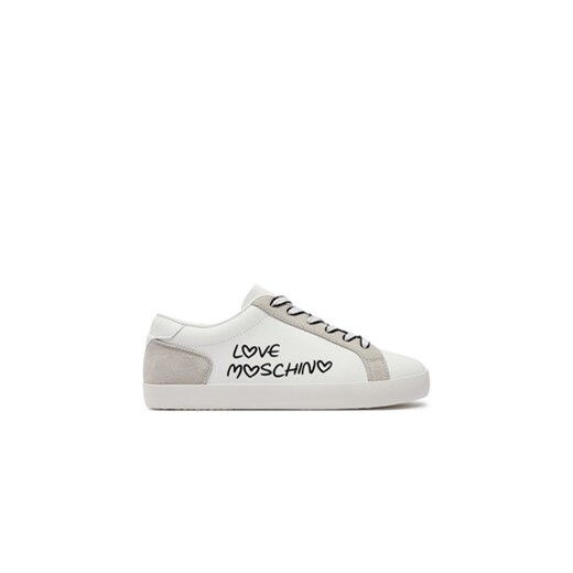 LOVE MOSCHINO Sneakersy JA15512G0IIAC10A Biały ze sklepu MODIVO w kategorii Trampki damskie - zdjęcie 171293813