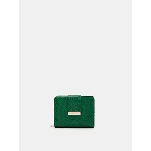 Mohito - Mały zielony portfel - zielony ze sklepu Mohito w kategorii Portfele damskie - zdjęcie 171295763