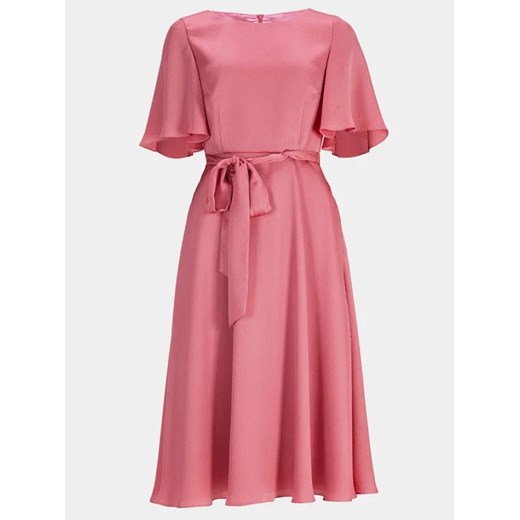 Swing Sukienka koktajlowa 5AG14500 Różowy Regular Fit Swing 46 MODIVO