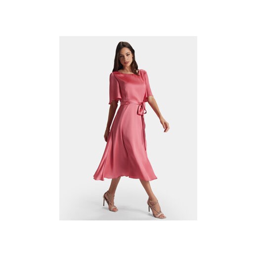 Swing Sukienka koktajlowa 5AG14500 Różowy Regular Fit ze sklepu MODIVO w kategorii Sukienki - zdjęcie 171297411