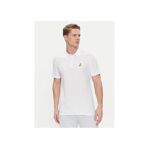 Brave Soul Polo MPS-149IMAIB Biały Straight Fit ze sklepu MODIVO w kategorii T-shirty męskie - zdjęcie 171297541