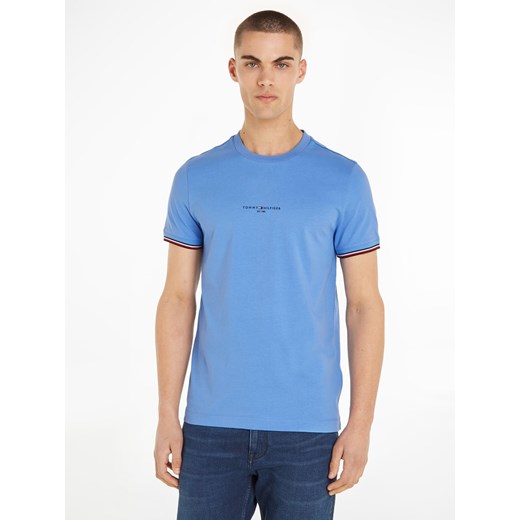 Tommy Hilfiger Koszulka w kolorze błękitnym ze sklepu Limango Polska w kategorii T-shirty męskie - zdjęcie 171298032