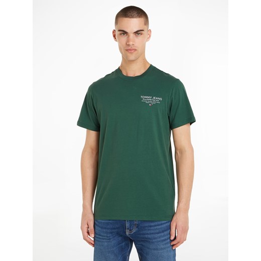 TOMMY JEANS Koszulka w kolorze zielonym ze sklepu Limango Polska w kategorii T-shirty męskie - zdjęcie 171298050