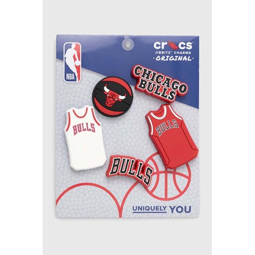 Crocs przypinki do obuwia JIBBITZ NBA Chicago Bulls 5-Pack 5-pack 10011280 ze sklepu PRM w kategorii Przypinki - zdjęcie 171298450