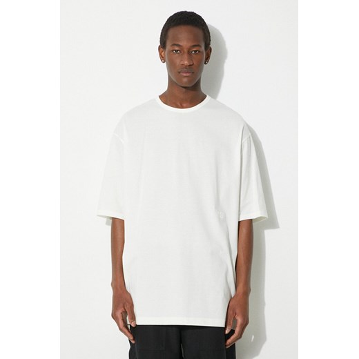 Y-3 t-shirt bawełniany Boxy Tee męski kolor biały gładki IV7845 ze sklepu PRM w kategorii T-shirty męskie - zdjęcie 171299132