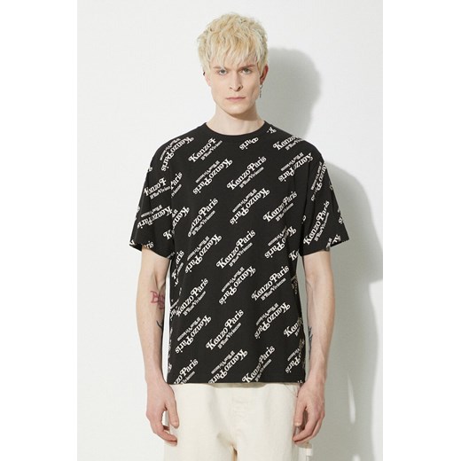 Kenzo t-shirt bawełniany by Verdy męski kolor czarny wzorzysty FE58TS0044SY.99J ze sklepu PRM w kategorii T-shirty męskie - zdjęcie 171299214