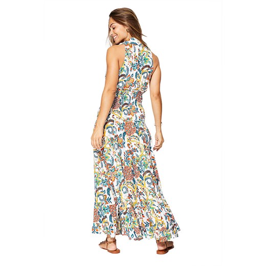 Aller Simplement Sukienka w kolorze białym ze wzorem Aller Simplement 34/36 okazja Limango Polska