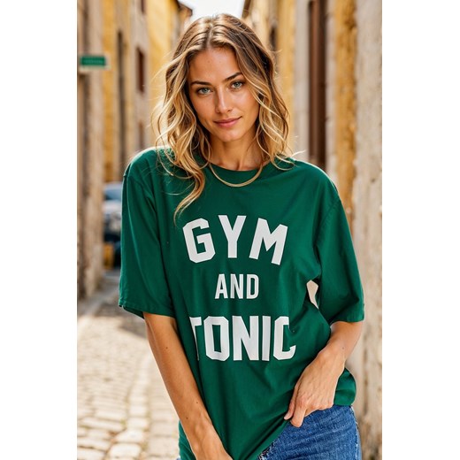 T-shirt Gym & Tonic S/M ze sklepu NAOKO w kategorii Bluzki damskie - zdjęcie 171304011