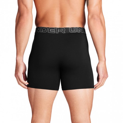 Męska bielizna treningowa (3-pack) Under Armour M UA Perf Cotton 6in - czarna ze sklepu Sportstylestory.com w kategorii Majtki męskie - zdjęcie 171308802