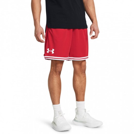 Męskie spodenki do koszykówki Under Armour UA 10\" Perimeter Short - czerwone ze sklepu Sportstylestory.com w kategorii Spodenki męskie - zdjęcie 171308873