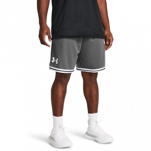 Męskie spodenki do koszykówki Under Armour UA 10\" Perimeter Short - szare ze sklepu Sportstylestory.com w kategorii Spodenki męskie - zdjęcie 171308880
