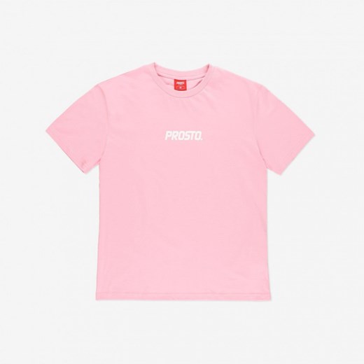 Damski t-shirt z nadrukiem Prosto Classy - różowy ze sklepu Sportstylestory.com w kategorii Bluzki damskie - zdjęcie 171309361