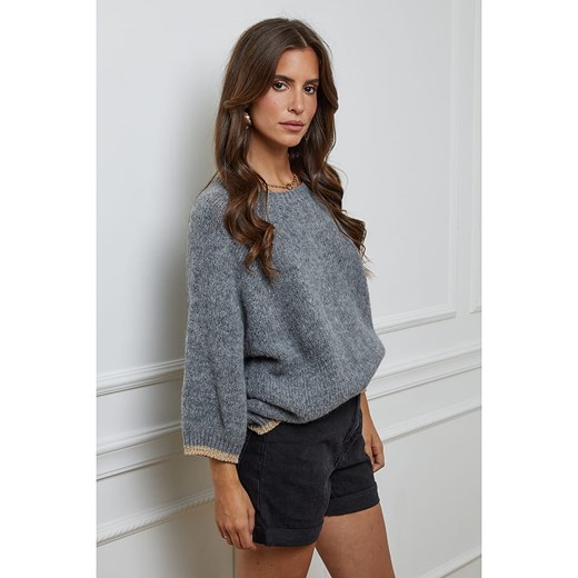 L'armoire de Suzette Sweter w kolorze szarym L'armoire De Suzette 34/36 promocja Limango Polska