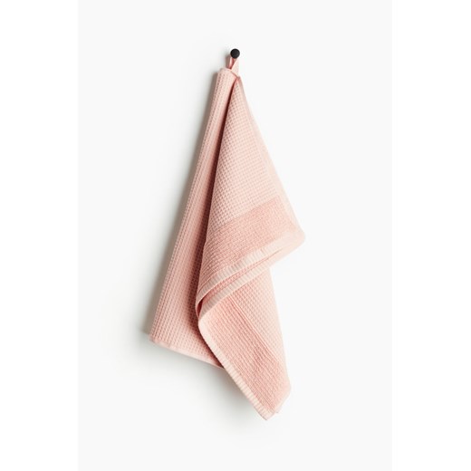H & M - Ręcznik w waflowy splot - Różowy ze sklepu H&M w kategorii Ręczniki - zdjęcie 171313294
