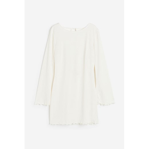 H & M - Krótka sukienka plażowa - Biały ze sklepu H&M w kategorii Sukienki - zdjęcie 171313341