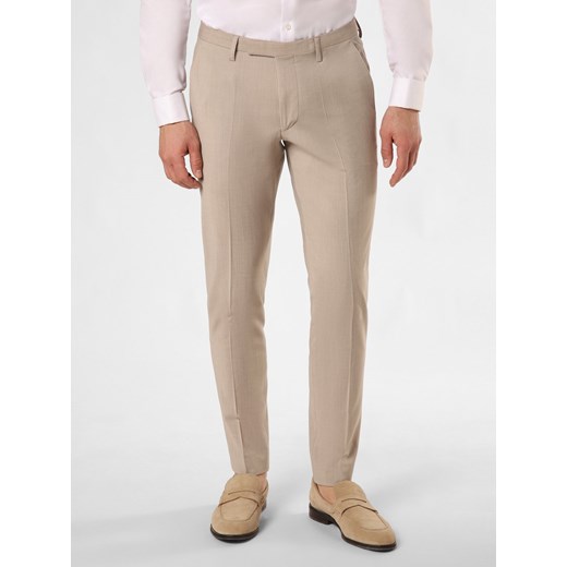 Cinque Spodnie - CIMonopoli-H Mężczyźni Slim Fit Sztuczne włókno beżowy marmurkowy ze sklepu vangraaf w kategorii Spodnie męskie - zdjęcie 171315932